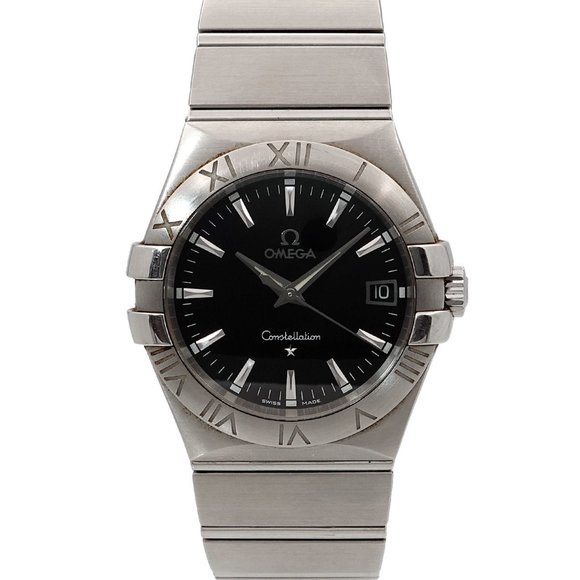 OMEGA Constellation 123 10 35 60 01 001 Men's Watch Date Black Quartz - Picture 1 of 6
